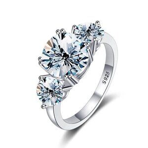 Certified 1ct. t.w, Moissanite Ring NEW